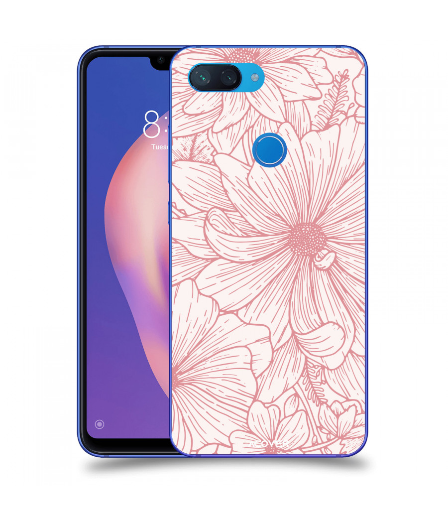 ACOVER Kryt na mobil Xiaomi Mi 8 Lite s motivem Floral I