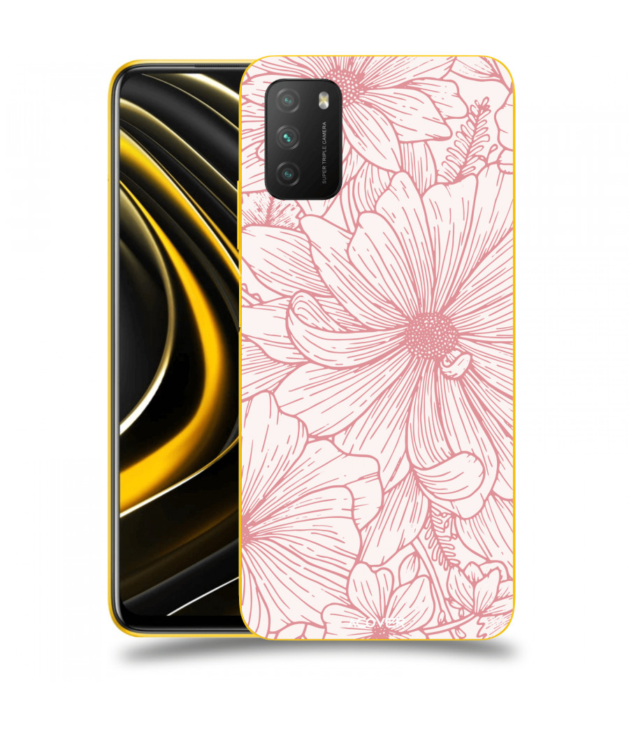 ACOVER Kryt na mobil Xiaomi Poco M3 s motivem Floral I