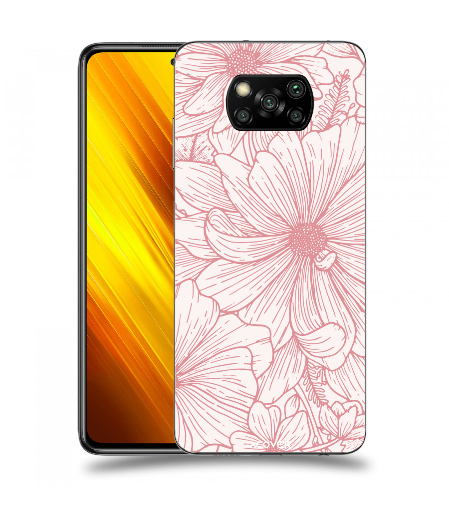 ACOVER Kryt na mobil Xiaomi Poco X3 s motivem Floral I