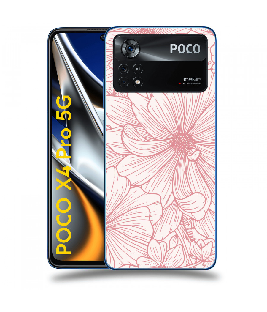 ACOVER Kryt na mobil Xiaomi Poco X4 Pro 5G s motivem Floral I