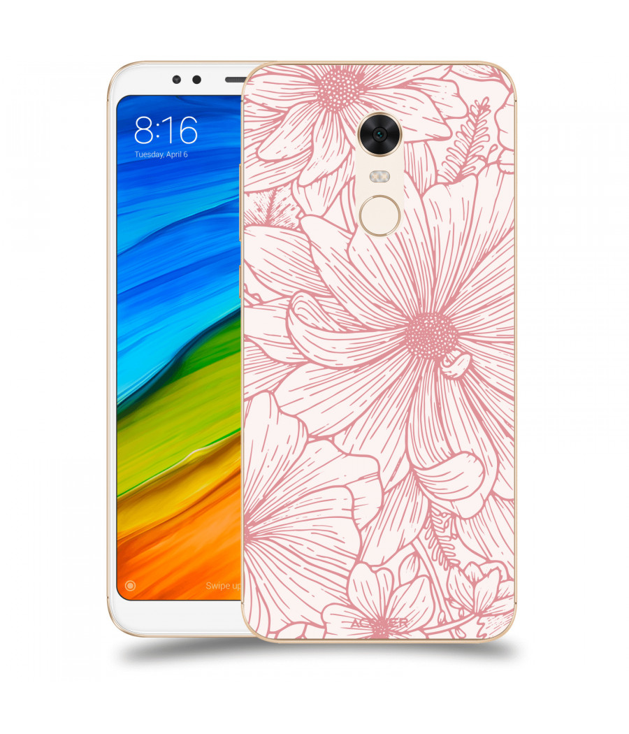 ACOVER Kryt na mobil Xiaomi Redmi 5 Plus Global s motivem Floral I