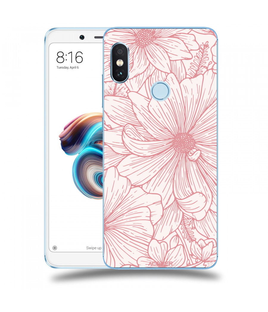 ACOVER Kryt na mobil Xiaomi Redmi Note 5 Global s motivem Floral I