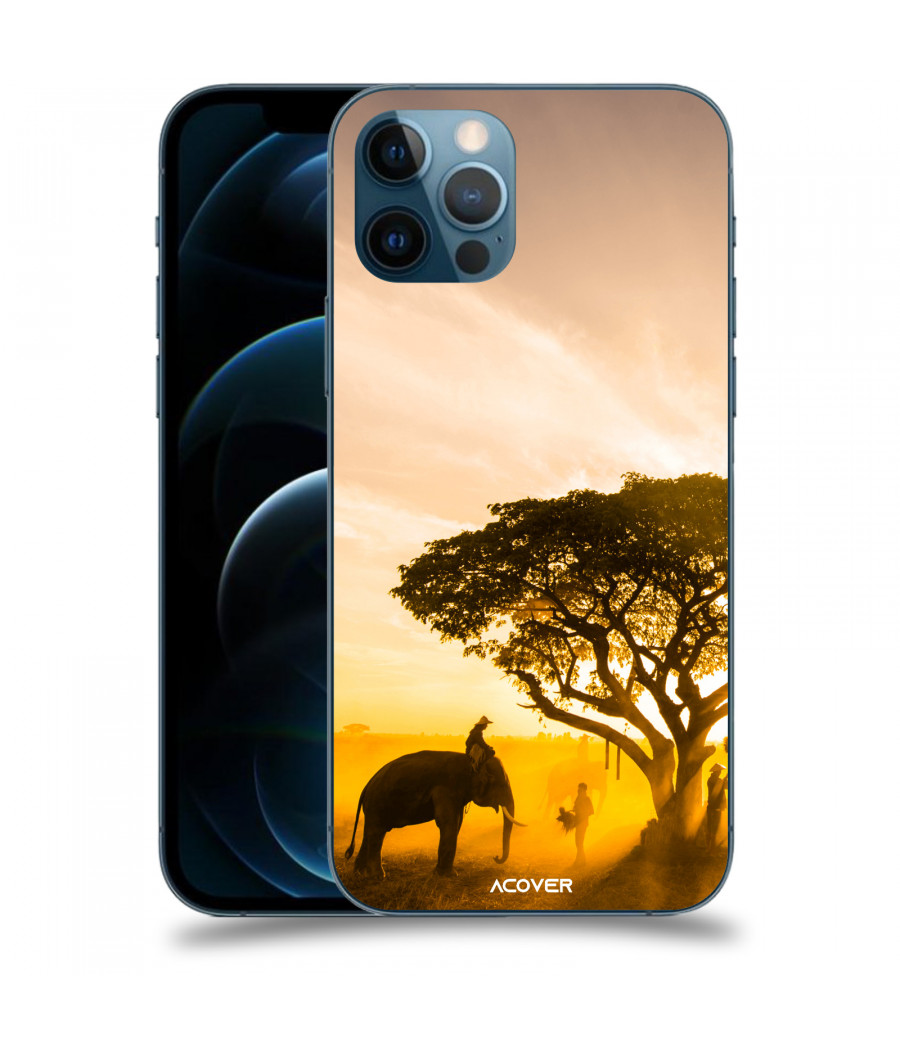 ACOVER Kryt na mobil Apple iPhone 12 Pro s motivem Elephant
