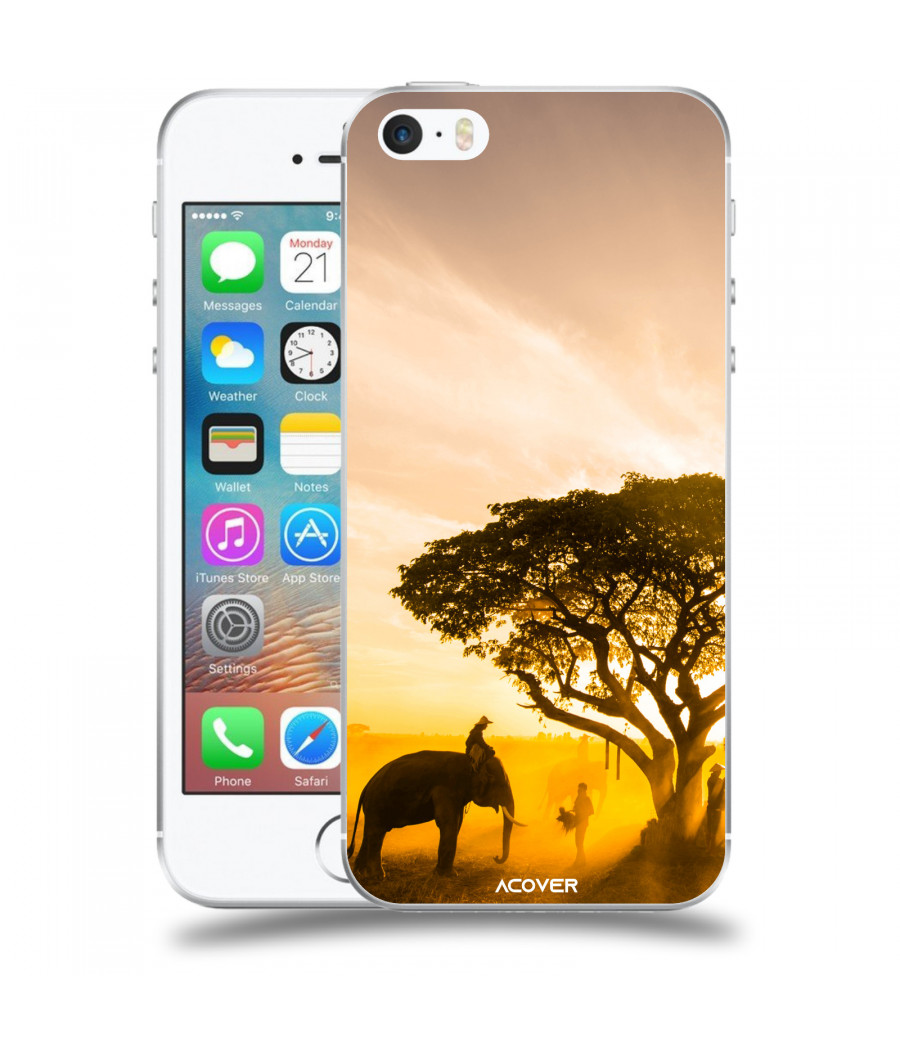 ACOVER Kryt na mobil Apple iPhone 5/5S/SE s motivem Elephant