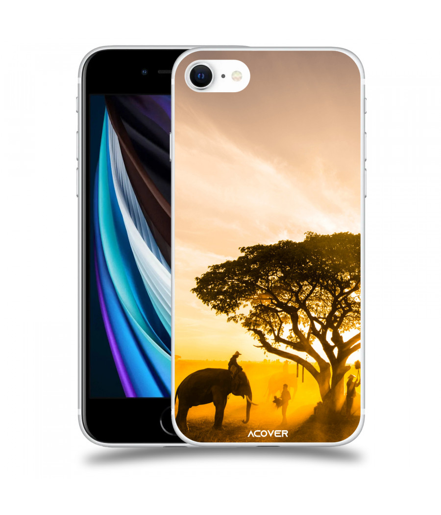 ACOVER Kryt na mobil Apple iPhone SE 2020 s motivem Elephant