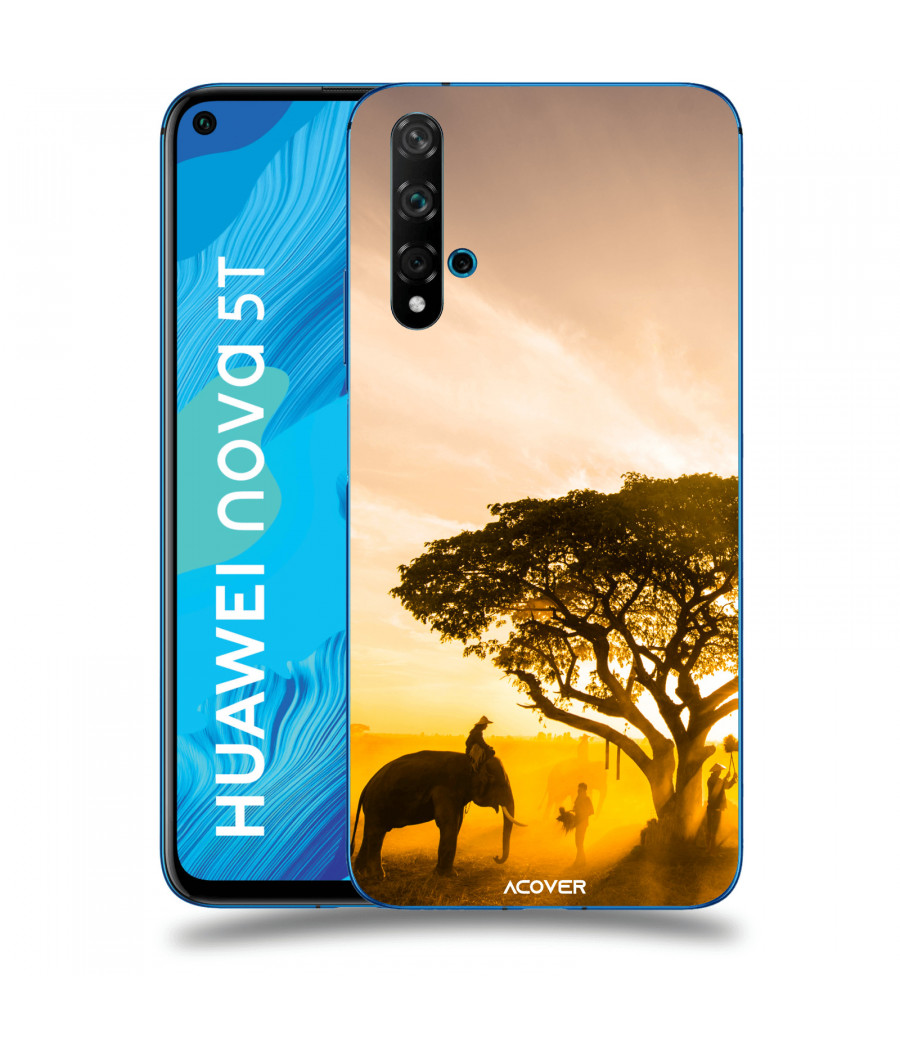 ACOVER Kryt na mobil Huawei Nova 5T s motivem Elephant