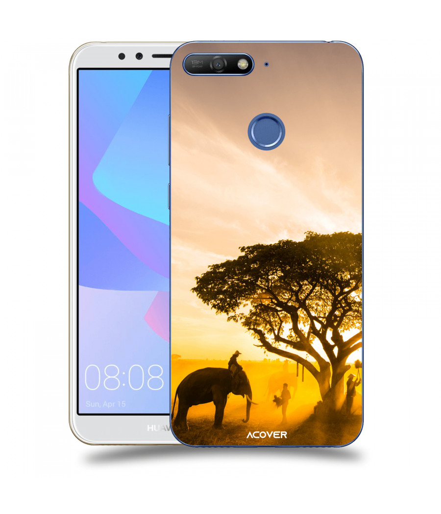 ACOVER Kryt na mobil Huawei Y6 Prime 2018 s motivem Elephant