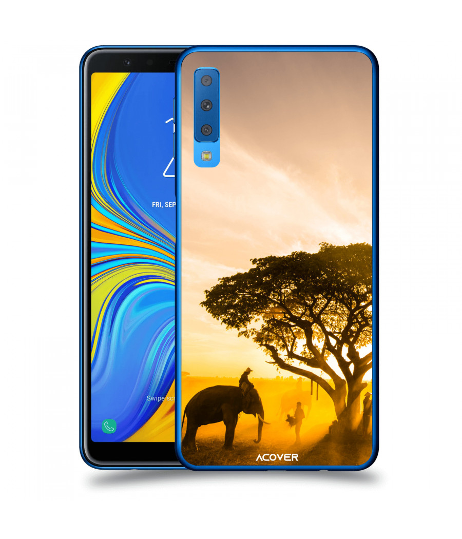 ACOVER Kryt na mobil Samsung Galaxy A7 2018 A750F s motivem Elephant