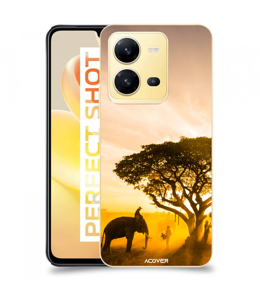 ACOVER Kryt na mobil Vivo X80 Lite s motivem Elephant