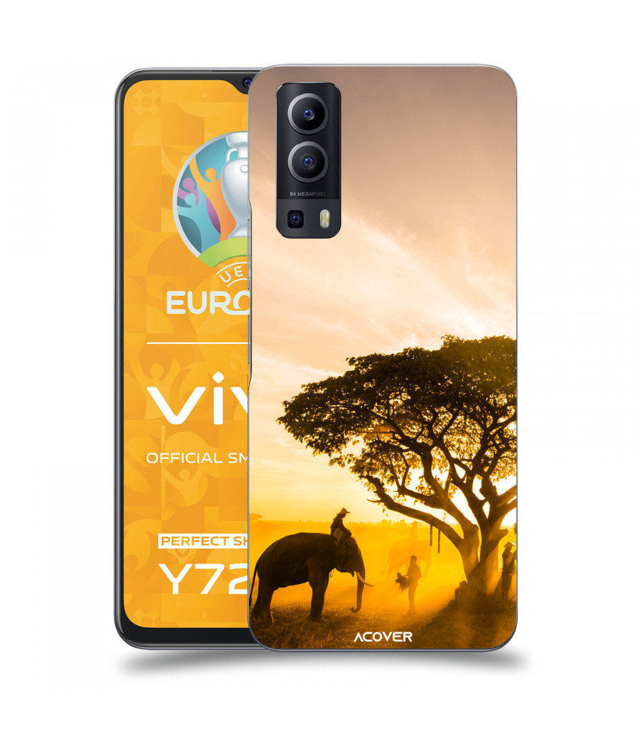 ACOVER Kryt na mobil Vivo Y72 5G s motivem Elephant