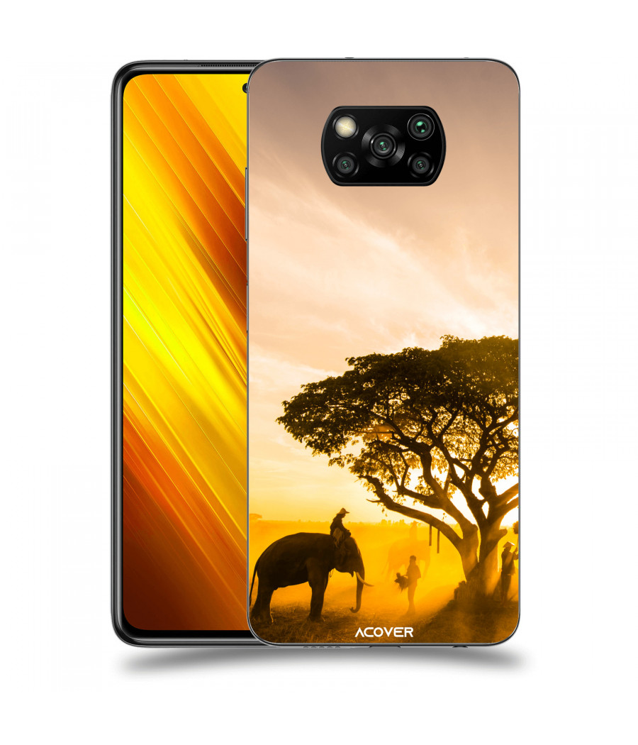 ACOVER Kryt na mobil Xiaomi Poco X3 s motivem Elephant