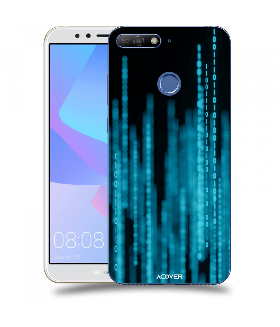 ACOVER Kryt na mobil Huawei Y6 Prime 2018 s motivem Binary