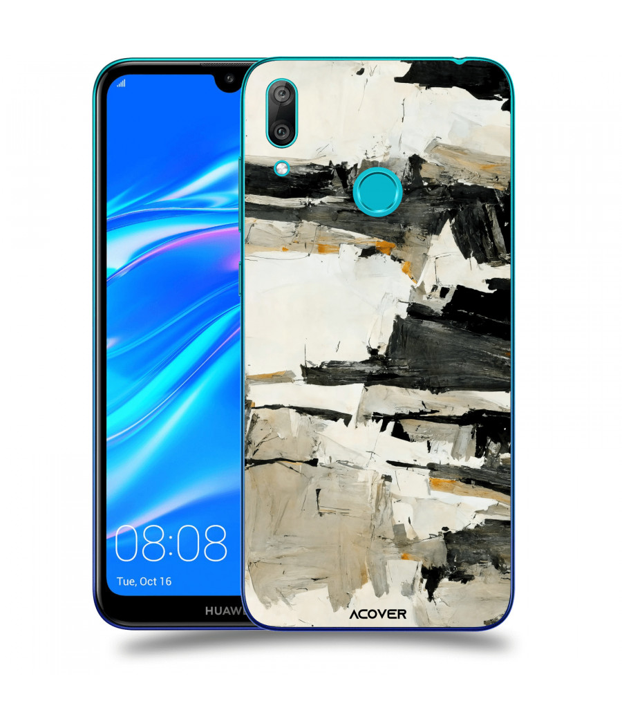 ACOVER Kryt na mobil Huawei Y7 2019 s motivem Brush