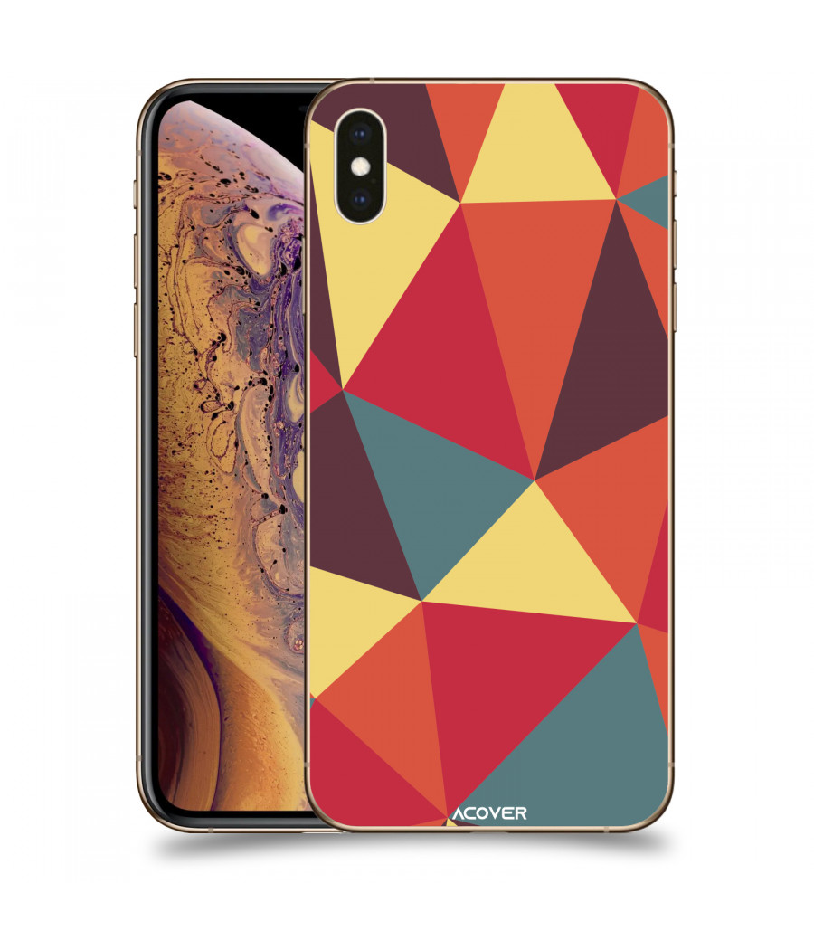 ACOVER Kryt na mobil Apple iPhone XS Max s motivem Triangles