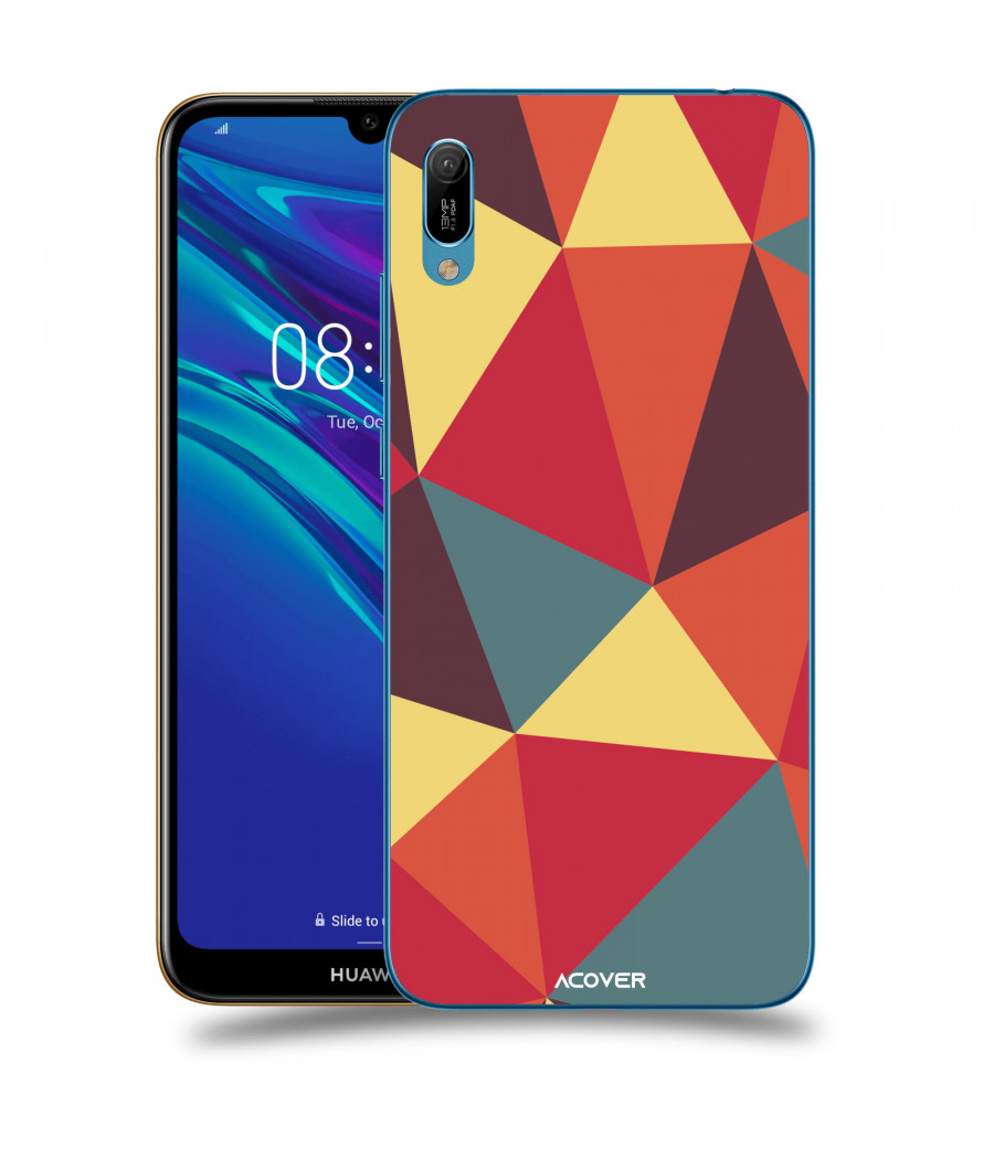 ACOVER Kryt na mobil Huawei Y6 2019 s motivem Triangles