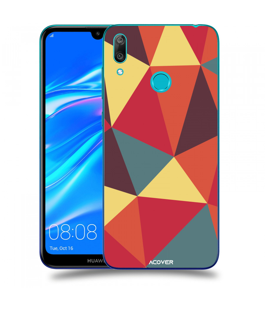 ACOVER Kryt na mobil Huawei Y7 2019 s motivem Triangles