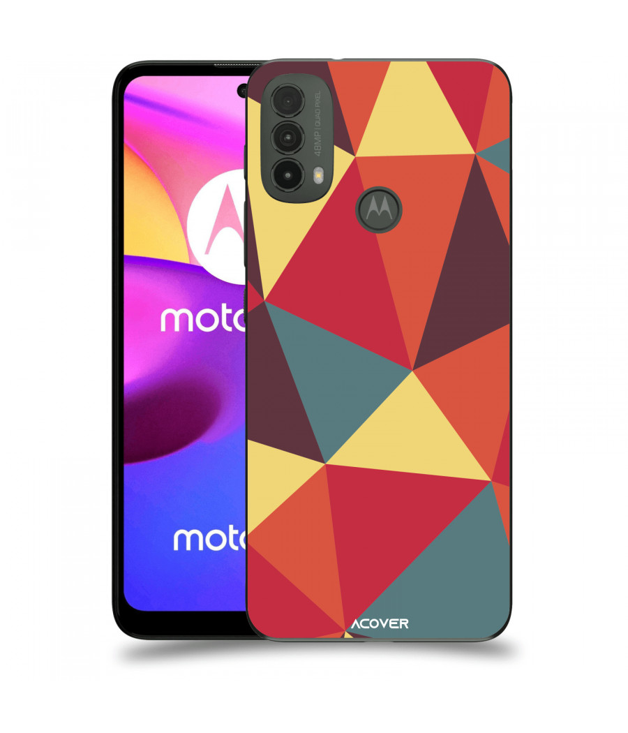 ACOVER Kryt na mobil Motorola Moto E40 s motivem Triangles