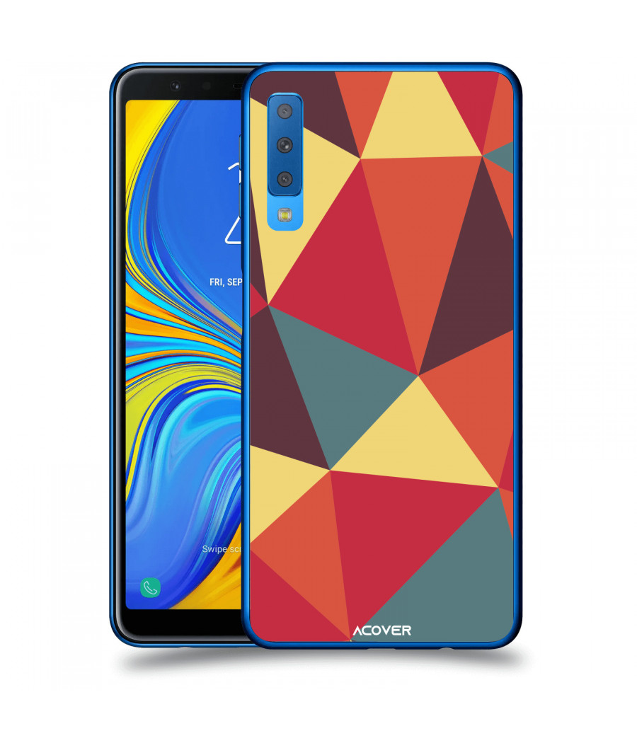 ACOVER Kryt na mobil Samsung Galaxy A7 2018 A750F s motivem Triangles