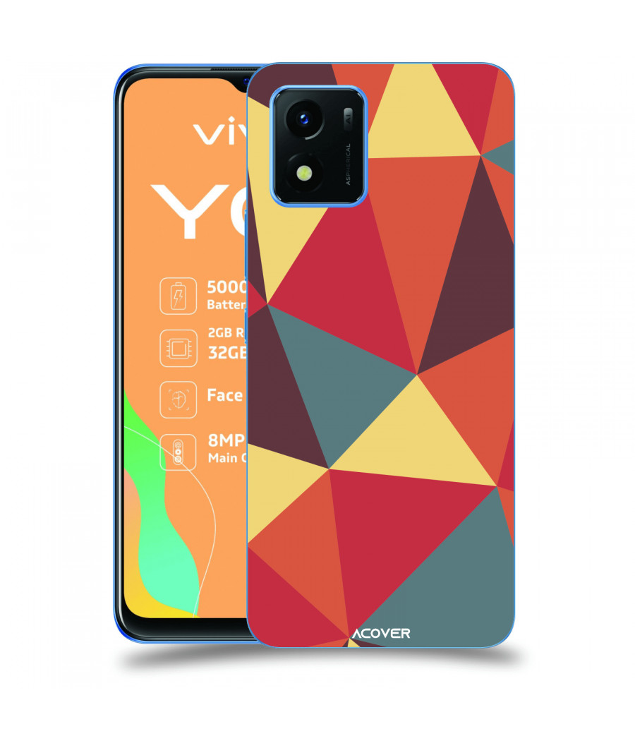 ACOVER Kryt na mobil Vivo Y01 s motivem Triangles
