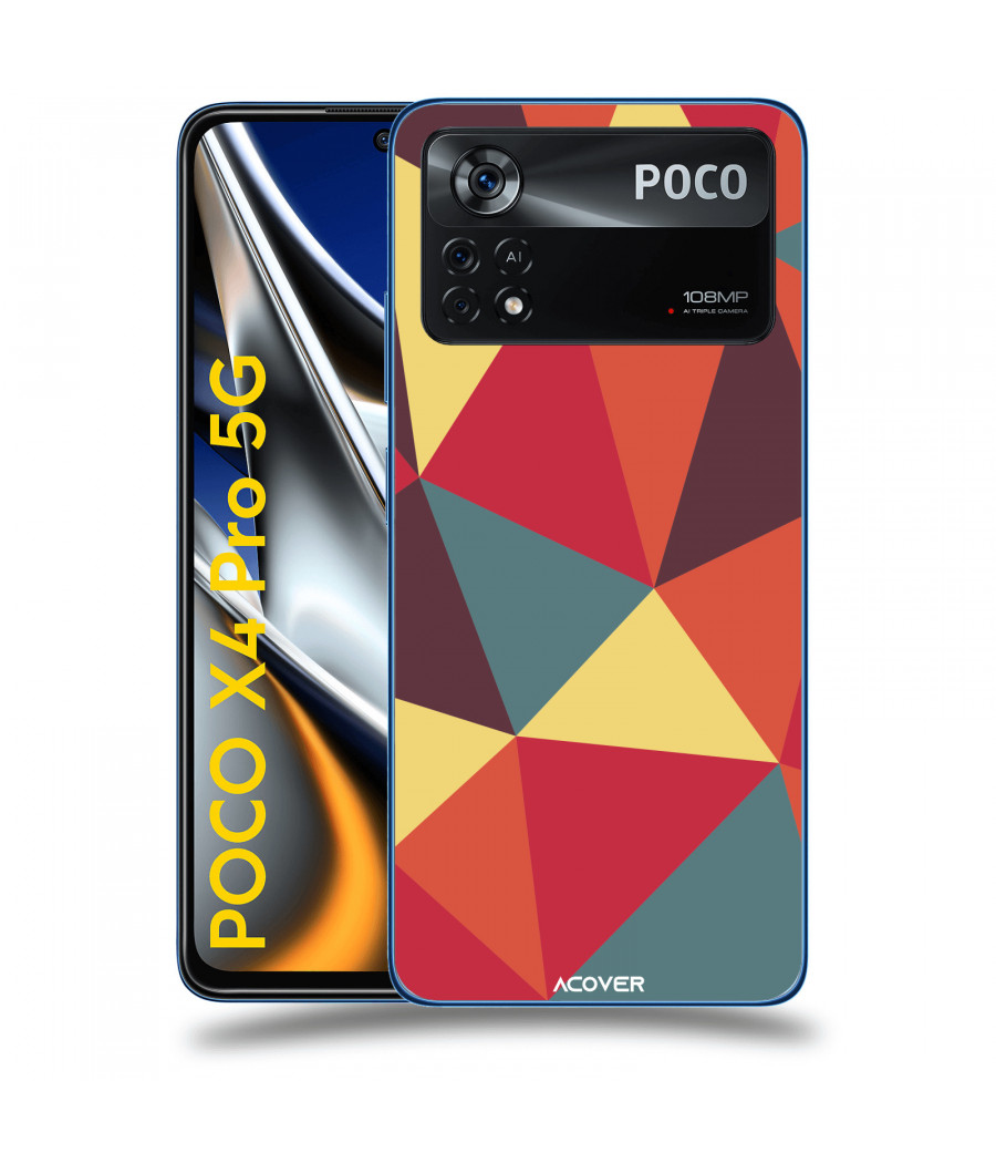 ACOVER Kryt na mobil Xiaomi Poco X4 Pro 5G s motivem Triangles