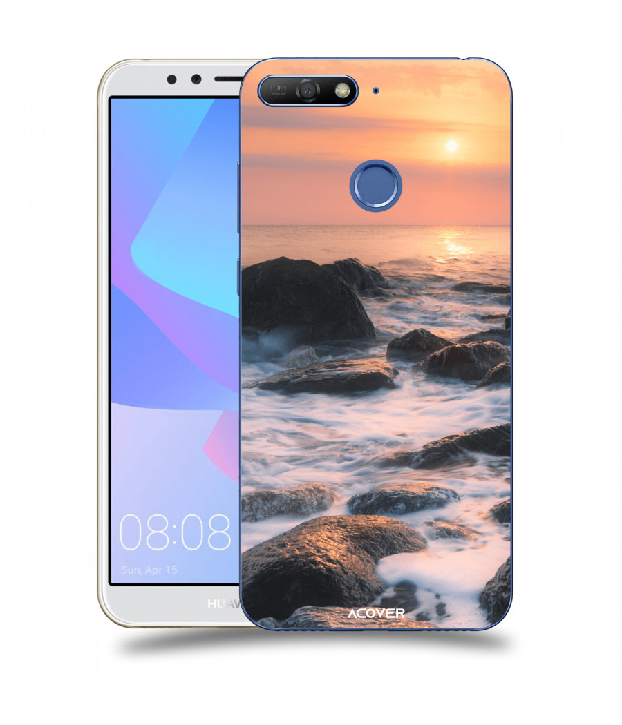 ACOVER Kryt na mobil Huawei Y6 Prime 2018 s motivem Sun