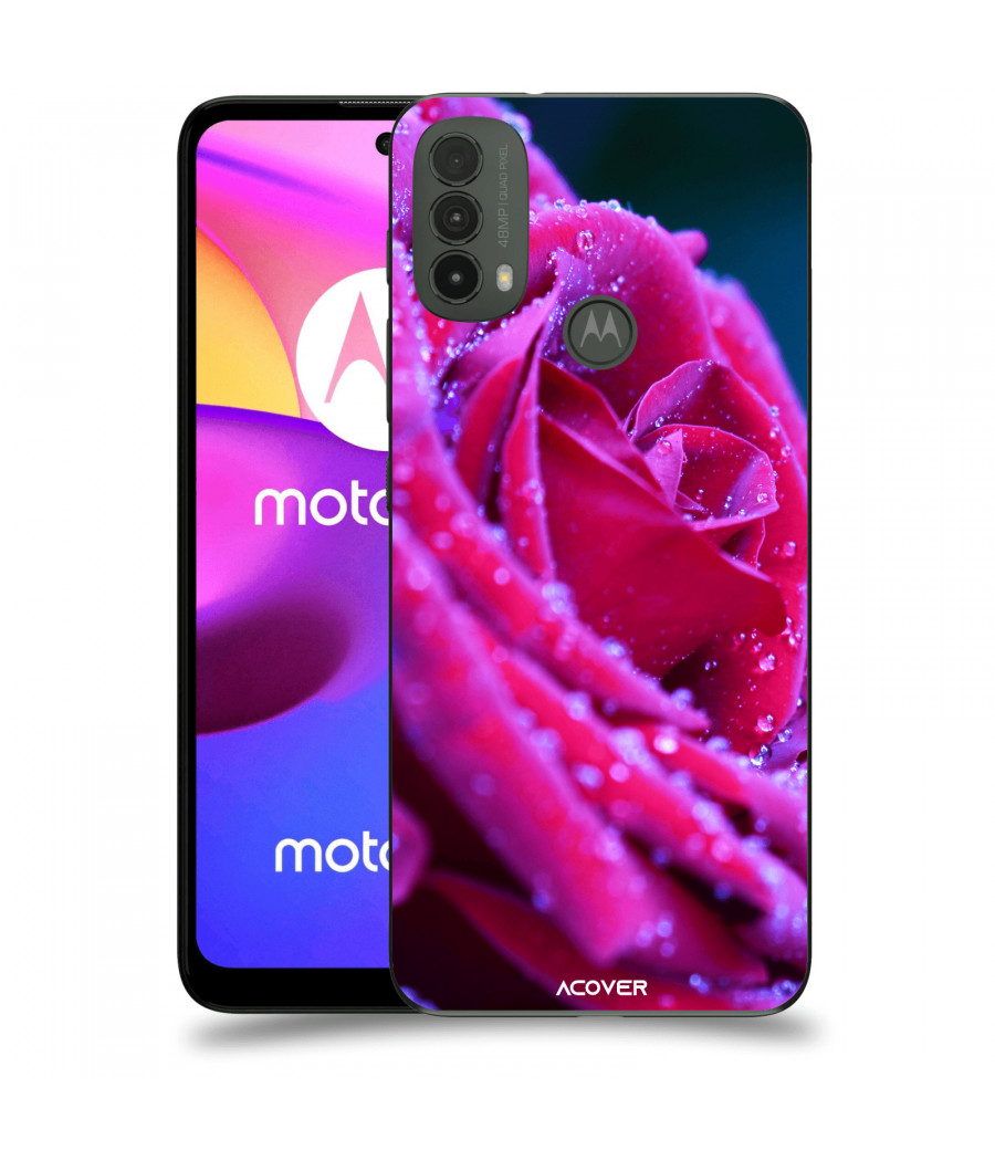 ACOVER Kryt na mobil Motorola Moto E40 s motivem Rose