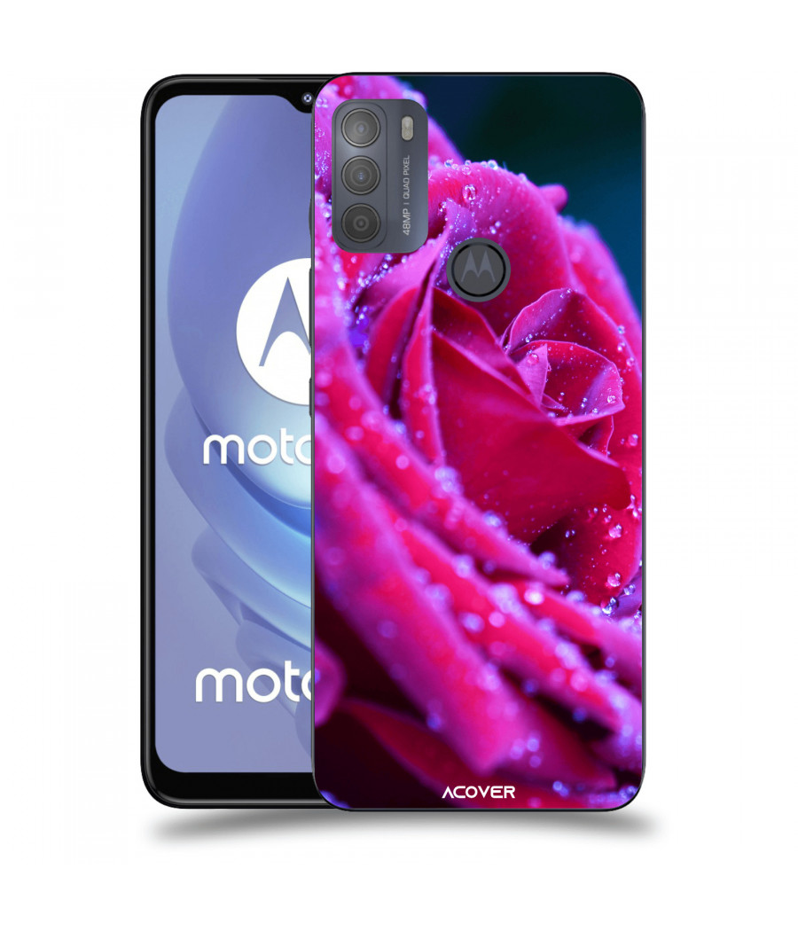 ACOVER Kryt na mobil Motorola Moto G50 s motivem Rose