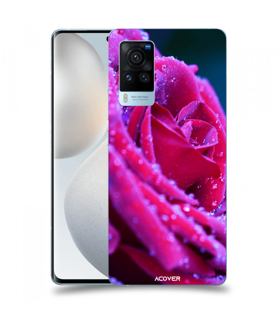 ACOVER Kryt na mobil Vivo X60 Pro 5G s motivem Rose