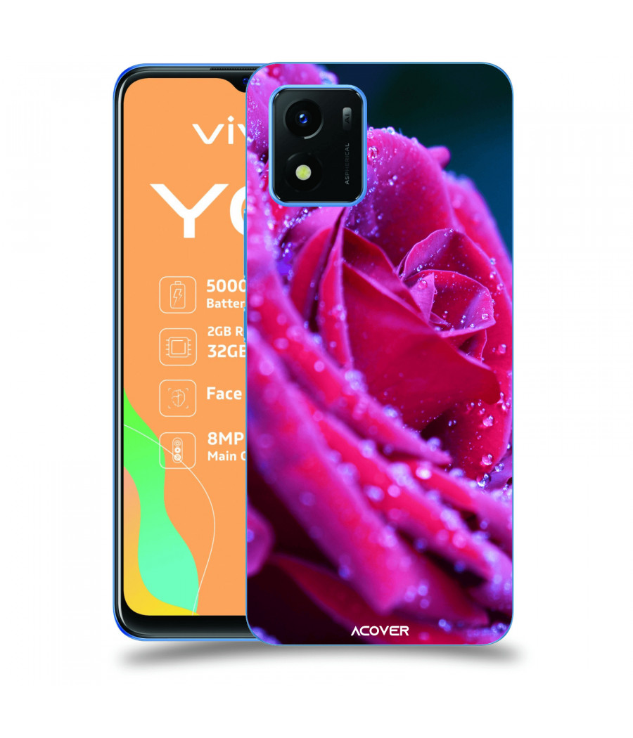 ACOVER Kryt na mobil Vivo Y01 s motivem Rose