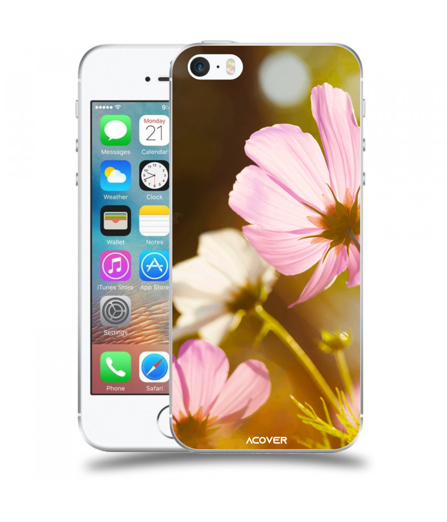 ACOVER Kryt na mobil Apple iPhone 5/5S/SE s motivem Ping Daisy