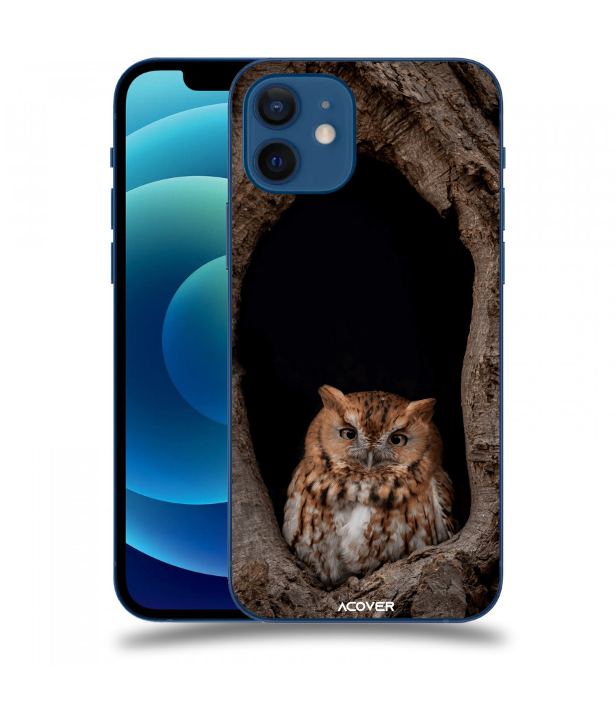 ACOVER Kryt na mobil Apple iPhone 12 s motivem Owl