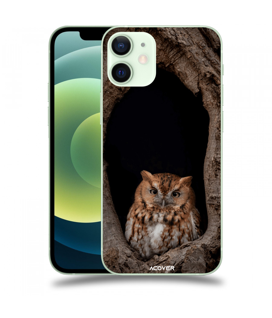 ACOVER Kryt na mobil Apple iPhone 12 mini s motivem Owl