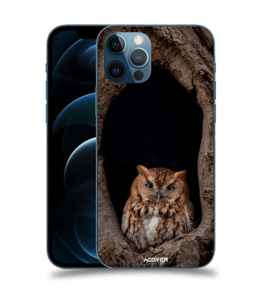 ACOVER Kryt na mobil Apple iPhone 12 Pro s motivem Owl
