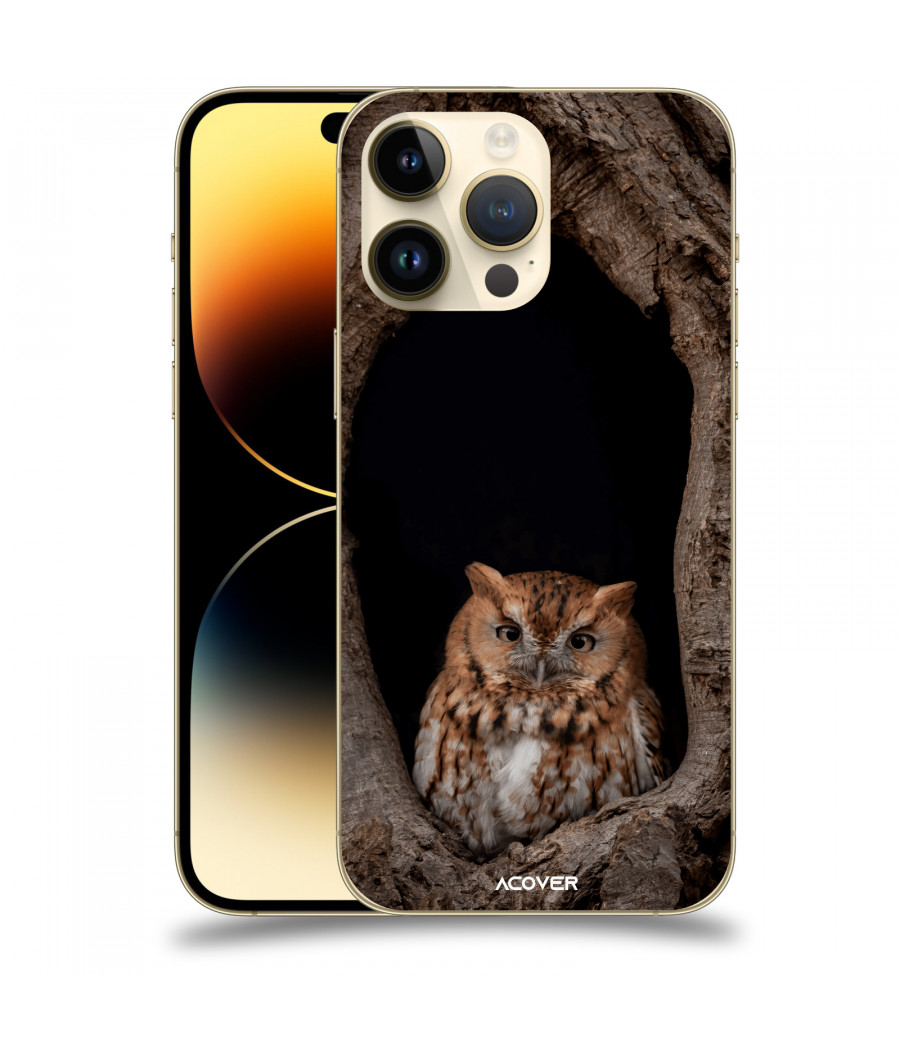 ACOVER Kryt na mobil Apple iPhone 14 Pro Max s motivem Owl