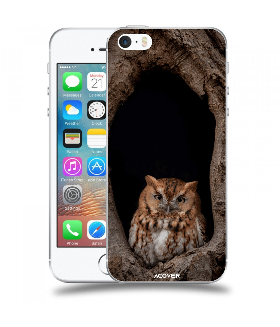 ACOVER Kryt na mobil Apple iPhone 5/5S/SE s motivem Owl