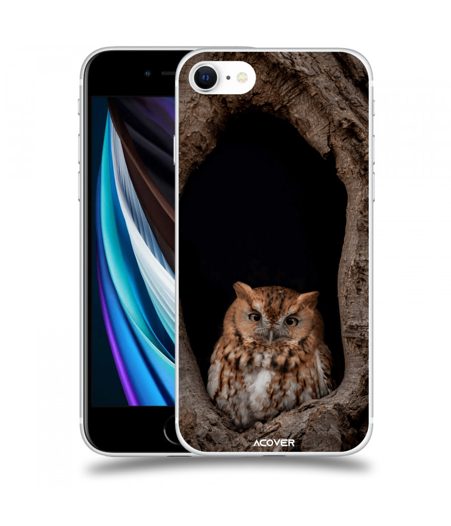 ACOVER Kryt na mobil Apple iPhone SE 2020 s motivem Owl