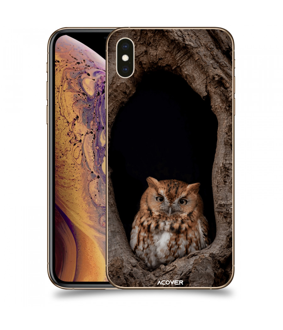 ACOVER Kryt na mobil Apple iPhone XS Max s motivem Owl