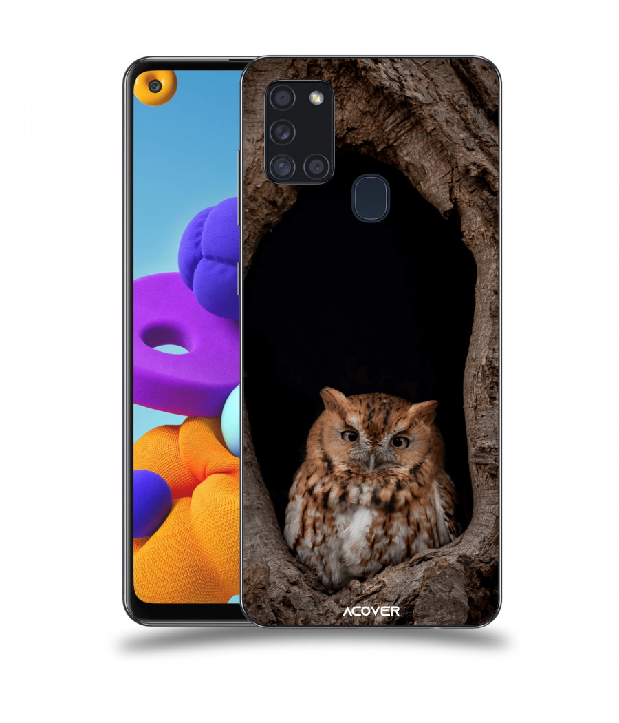ACOVER Kryt na mobil Samsung Galaxy A21s s motivem Owl