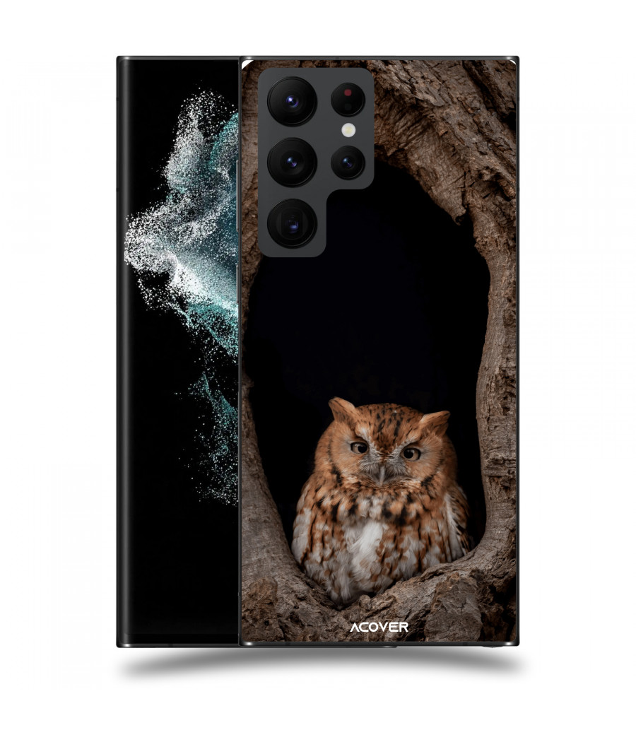 ACOVER Kryt na mobil Samsung Galaxy S22 Ultra 5G s motivem Owl