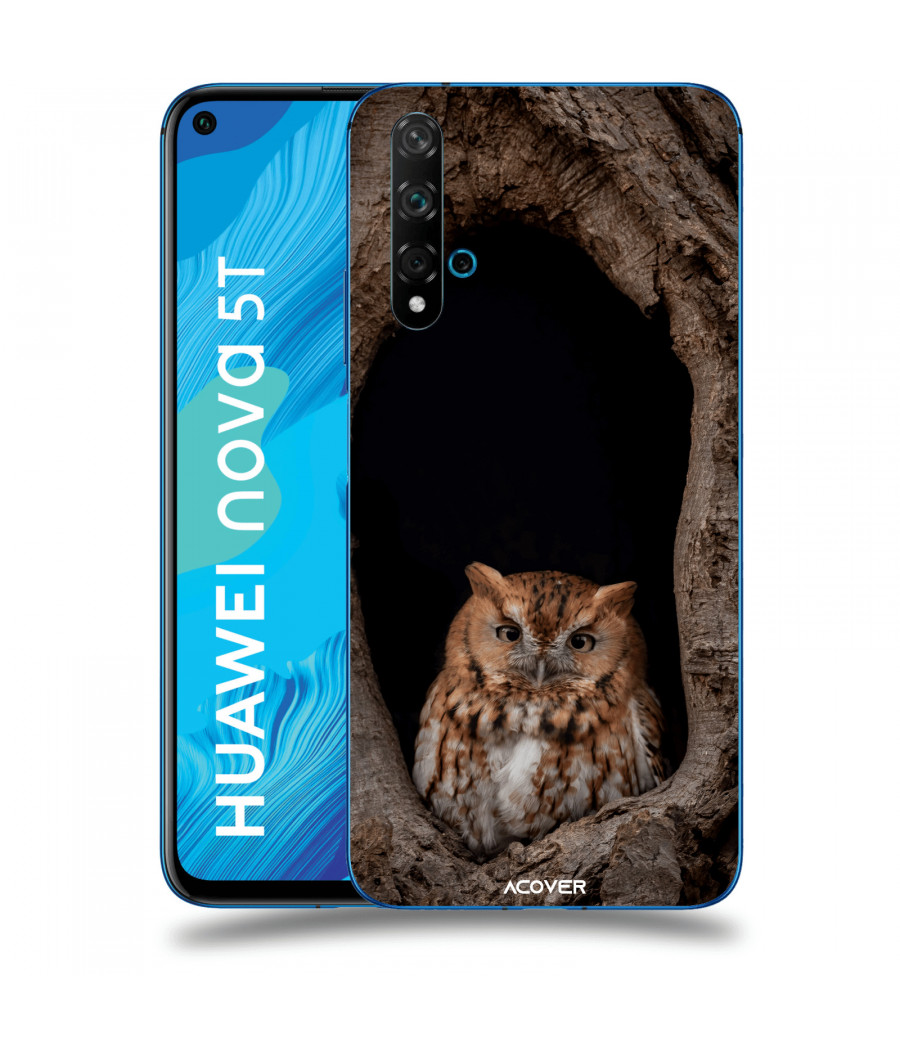 ACOVER Kryt na mobil Huawei Nova 5T s motivem Owl
