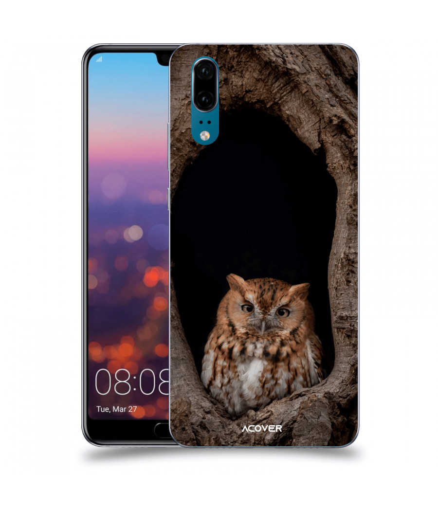 ACOVER Kryt na mobil Huawei P20 s motivem Owl