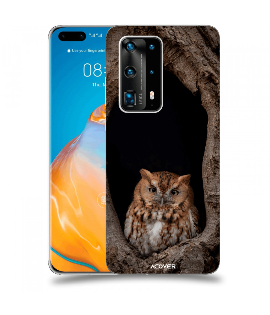 ACOVER Kryt na mobil Huawei P40 Pro s motivem Owl