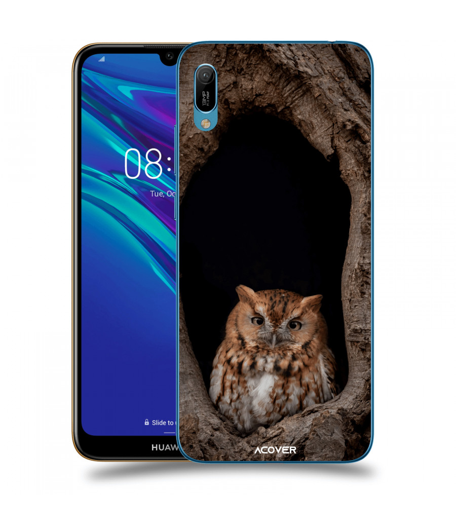 ACOVER Kryt na mobil Huawei Y6 2019 s motivem Owl