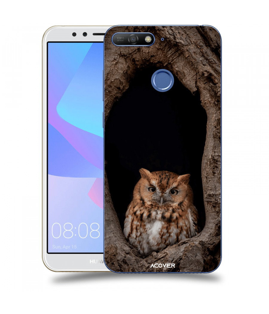 ACOVER Kryt na mobil Huawei Y6 Prime 2018 s motivem Owl
