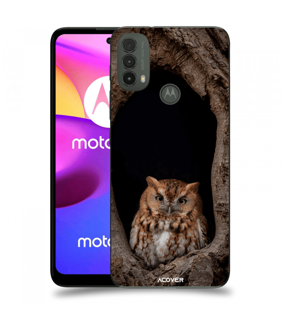 ACOVER Kryt na mobil Motorola Moto E40 s motivem Owl