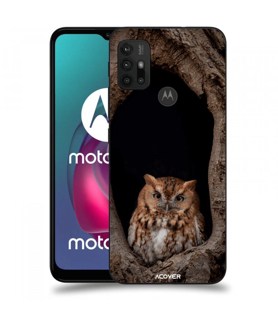 ACOVER Kryt na mobil Motorola Moto G30 s motivem Owl