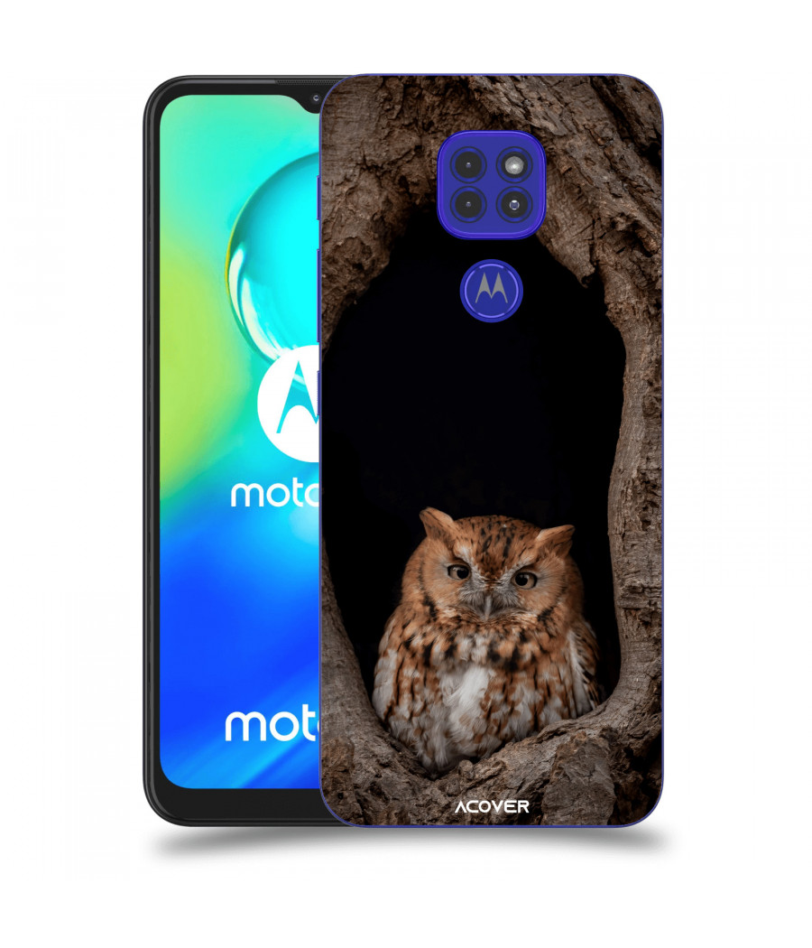 ACOVER Kryt na mobil Motorola Moto G9 Play s motivem Owl