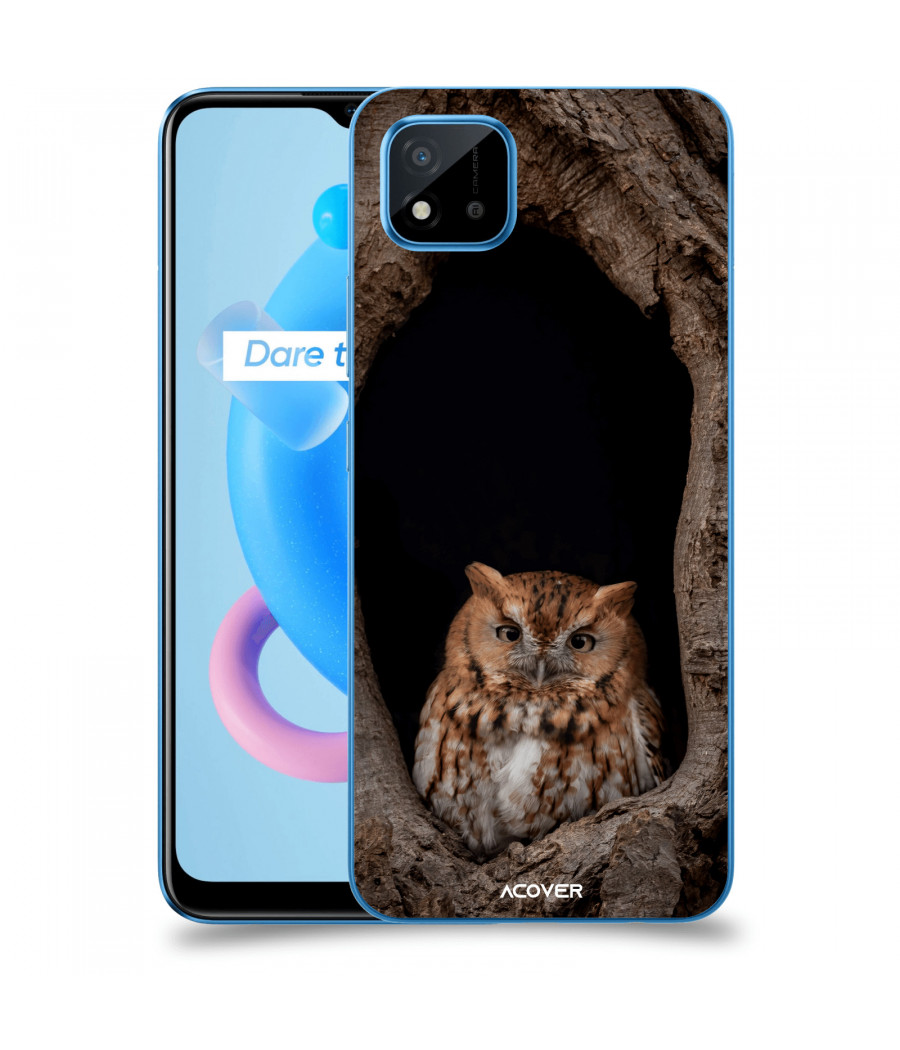 ACOVER Kryt na mobil Realme C11 (2021) s motivem Owl