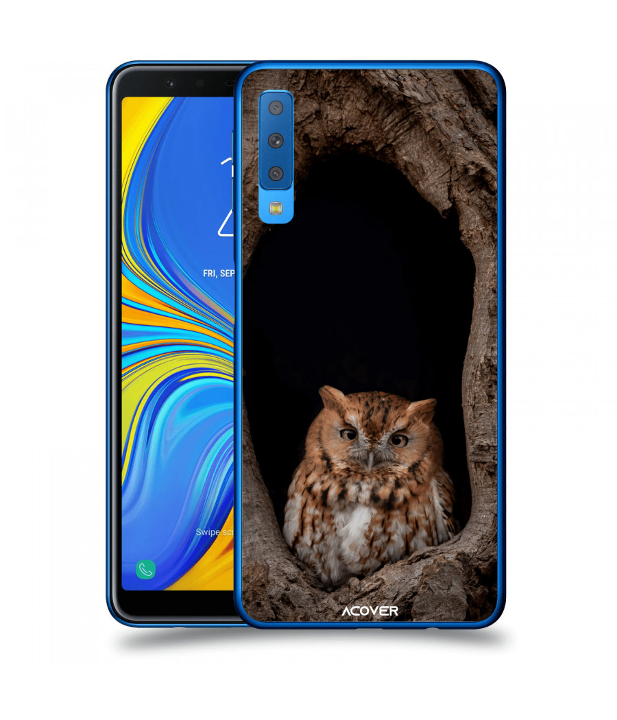 ACOVER Kryt na mobil Samsung Galaxy A7 2018 A750F s motivem Owl