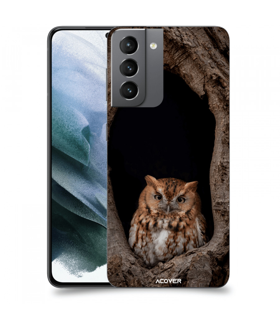 ACOVER Kryt na mobil Samsung Galaxy S21 G991B s motivem Owl